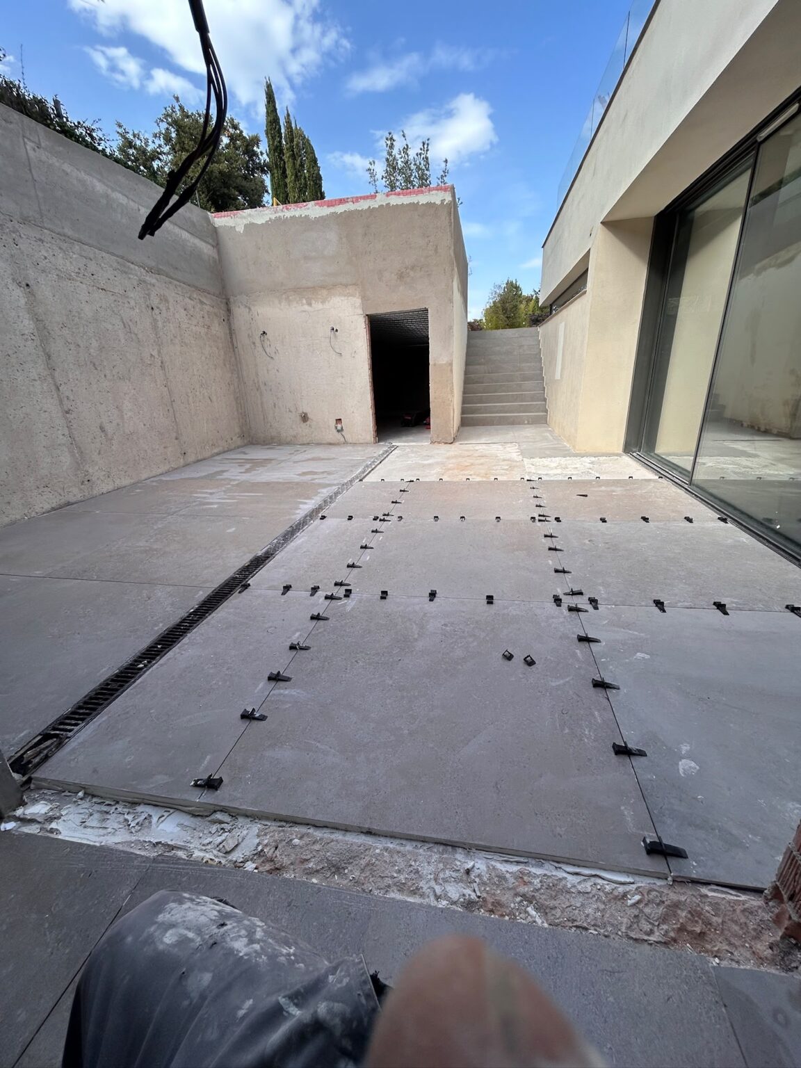 Enfoscado y fabricación de cuarto exterior